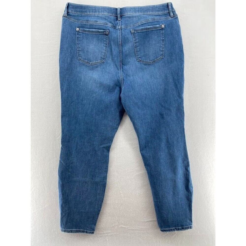 For Luv of Denim Womens Plus Size 20 Jeans Skinny High Rise Distressed - Picture 7 of 8